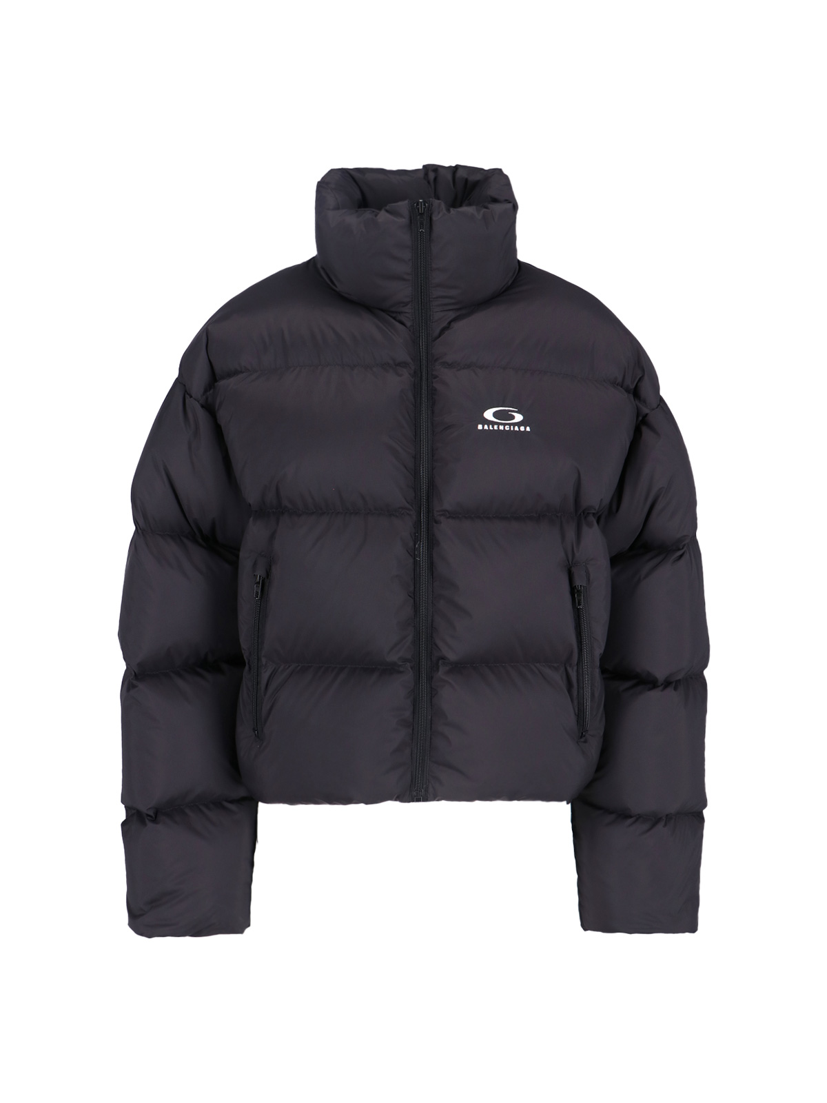 BALENCIAGA 로고 다운 재킷 852298 TNO12