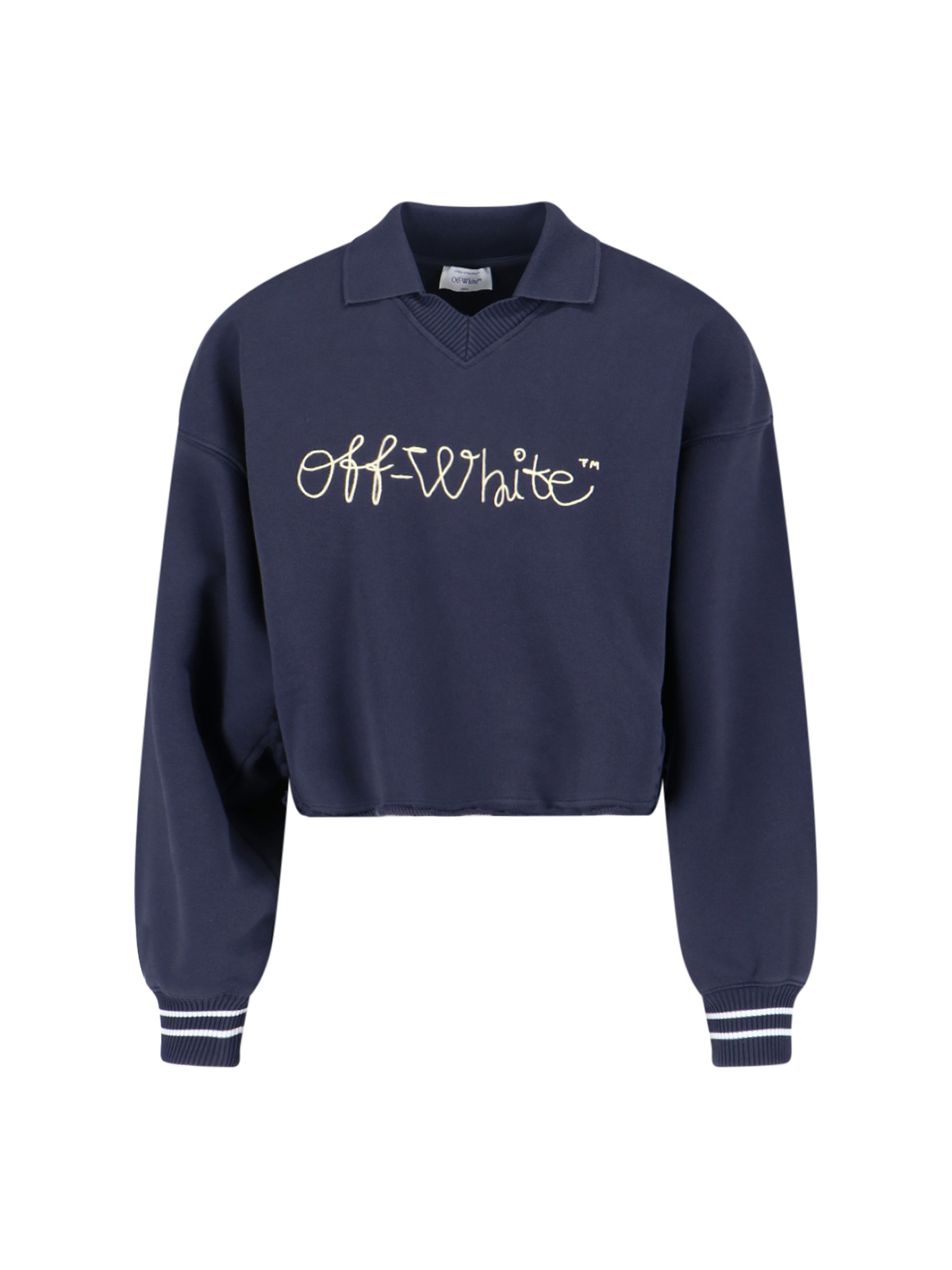 OFF-WHITE 로고 스웨터 OWBA07BF25FLE002