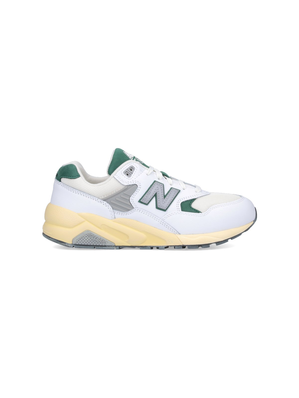 Shop New Balance 580 Sneakers In White