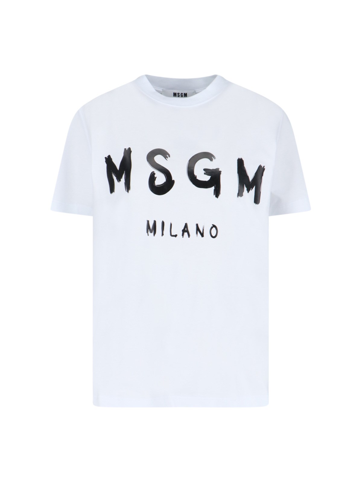 Shop Msgm Logo T-shirt In White