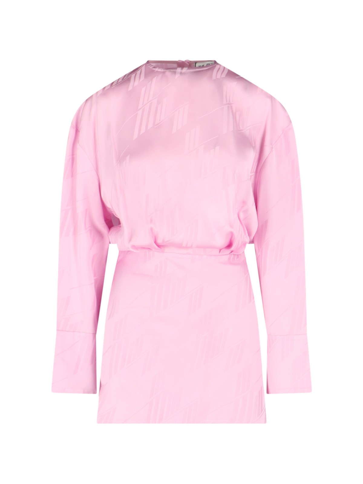 Attico Sugar Pink Mini Dress In Rosa