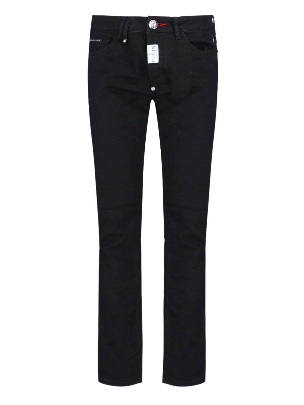 Shop Philipp Plein Slim Jeans In Black  