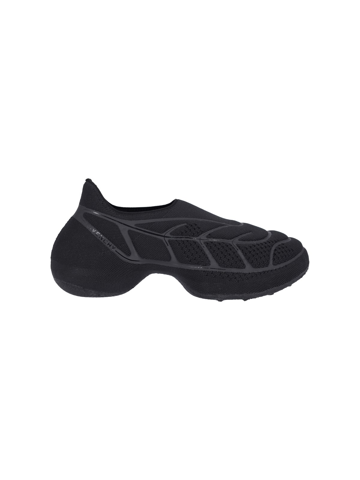 Givenchy Tk-360 + Mesh Sneakers In Black
