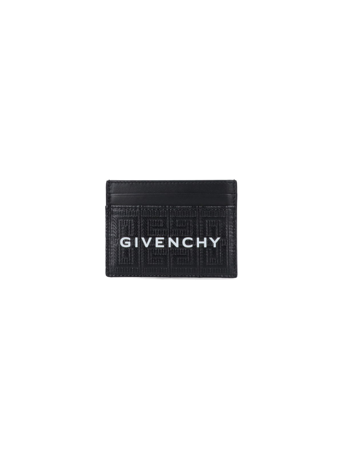 Givenchy Logo Card Holder In Nero