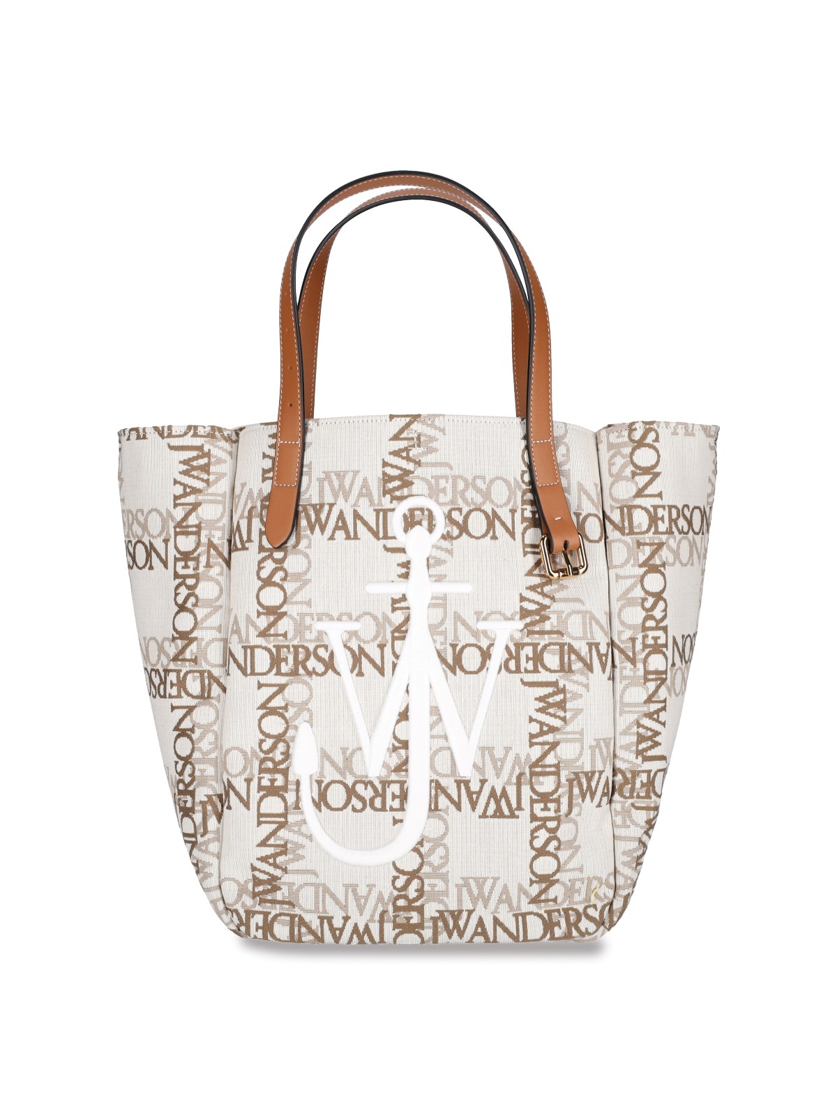 + JW Anderson Logo-Print Canvas Tote Bag