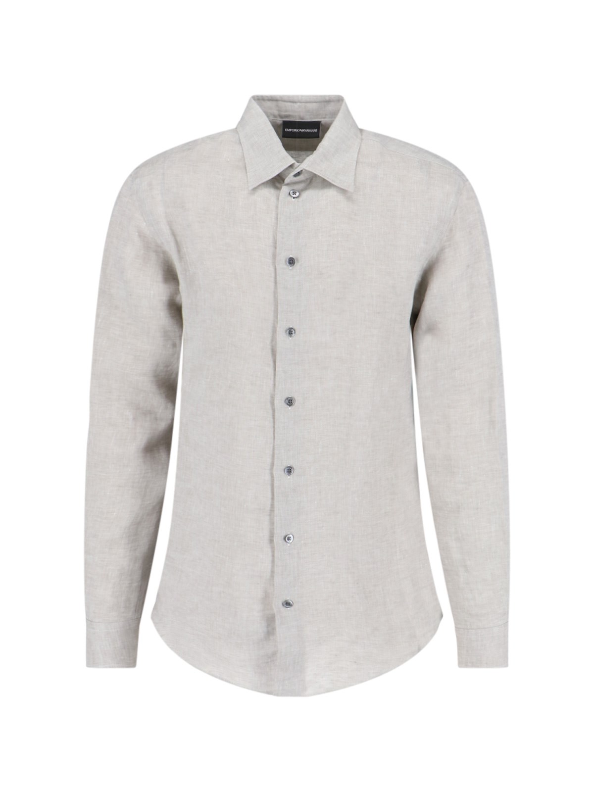 Emporio Armani Classic Shirt In Gray