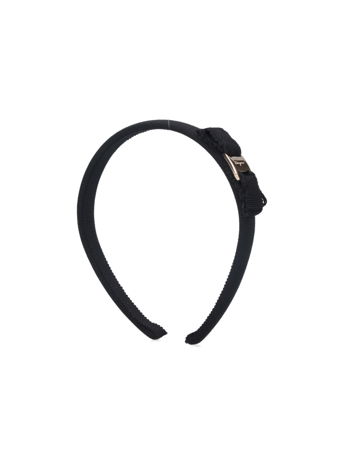 Shop Ferragamo 'vara' Bow Headband In Black  