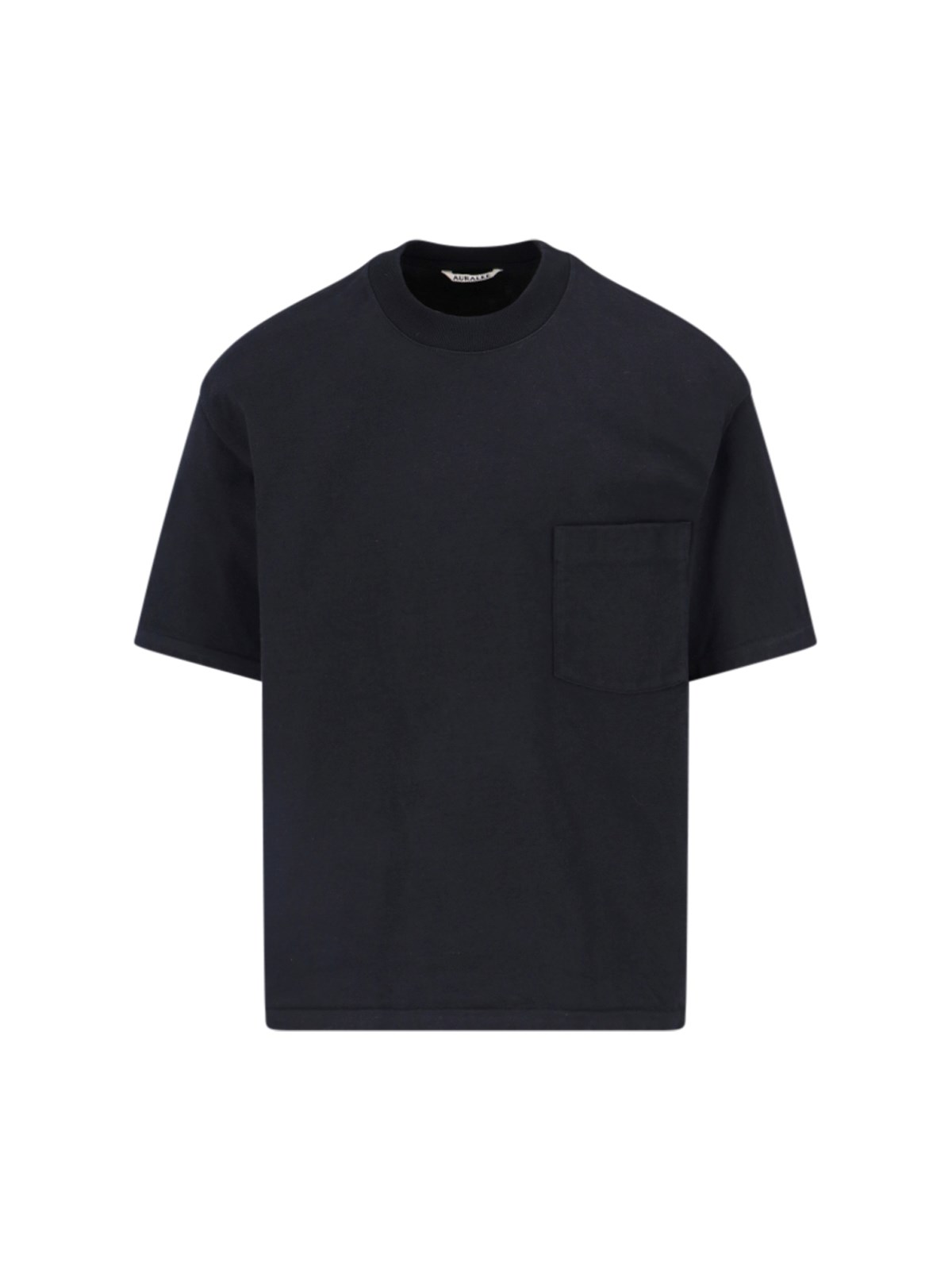 Shop Auralee Pocket Detail T-shirt In Black  
