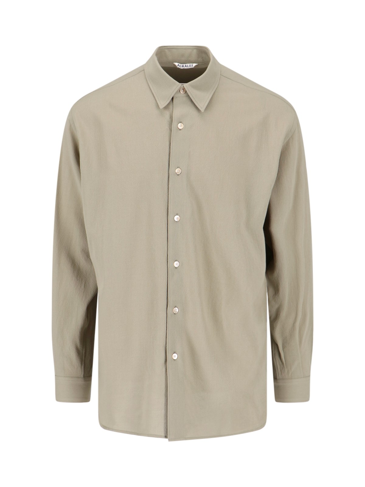 Auralee Basic Shirt In Green