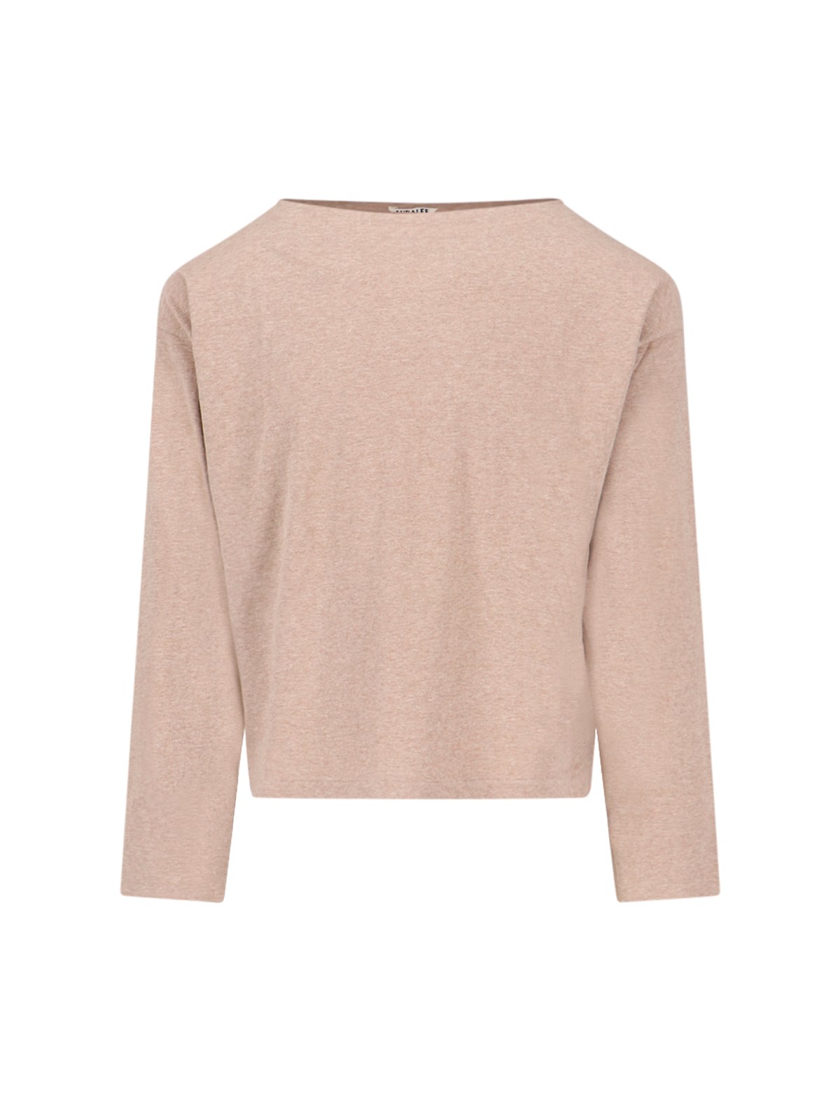 Auralee Crewneck Sweatshirt In Beige