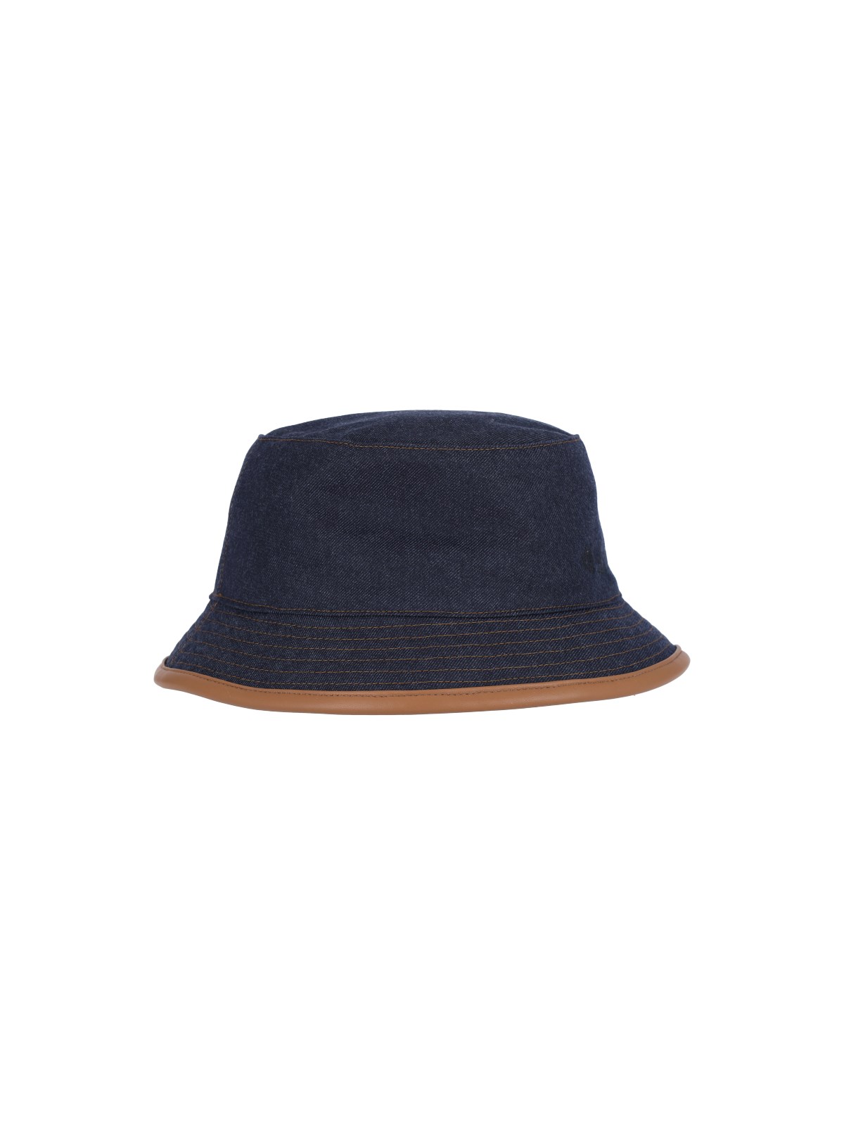 Loro Piana Men's Denim-style Bucket Hat In Blu