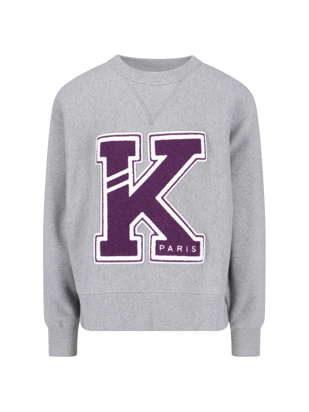 スウェット・トレーナー Kenzo Melange grey cotton Varsity sweatshirt Kenzo Melange Grey Cotton Varsity Sweatshirt In Gray | ModeSens