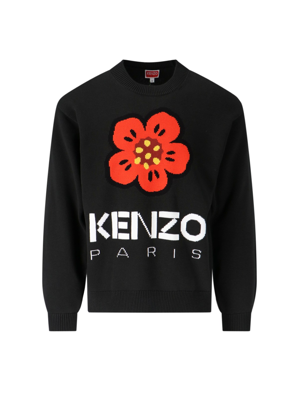 Shop Kenzo 'boke Flower' Sweater In Nero