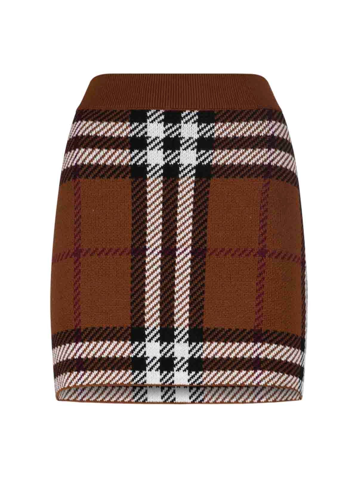 BURBERRY MINI TARTAN SKIRT