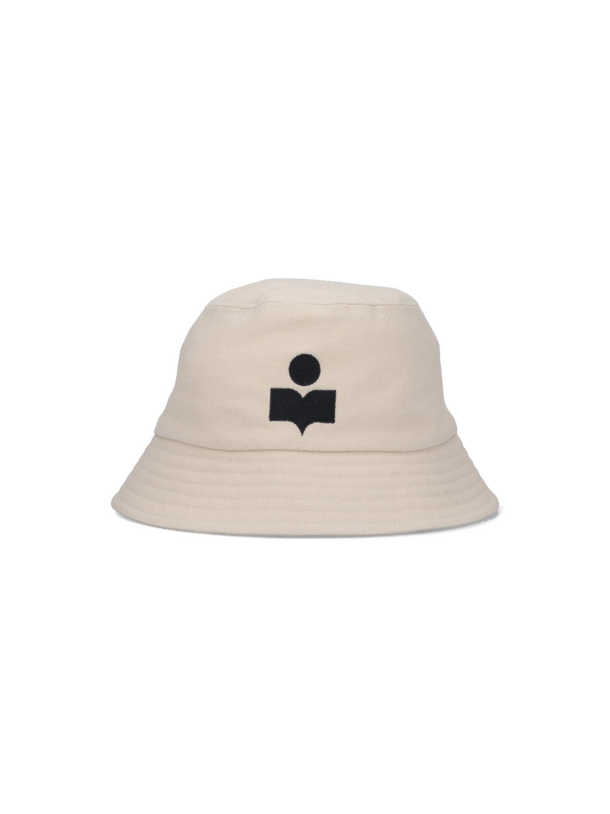 Shop Isabel Marant Logo Baseball Hat In Crema