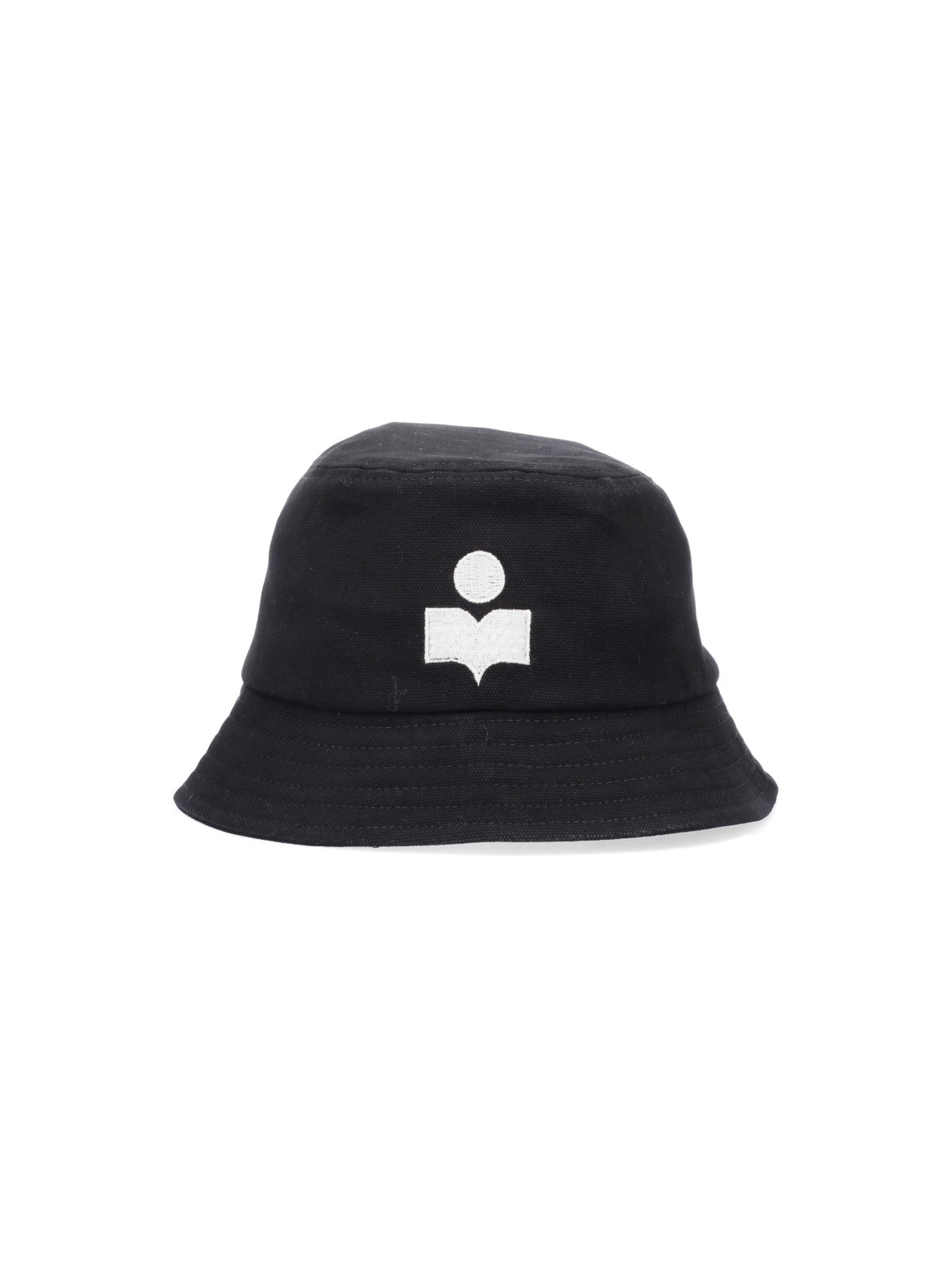 Isabel Marant Haley Logo-embroidered Bucket Hat In Nero
