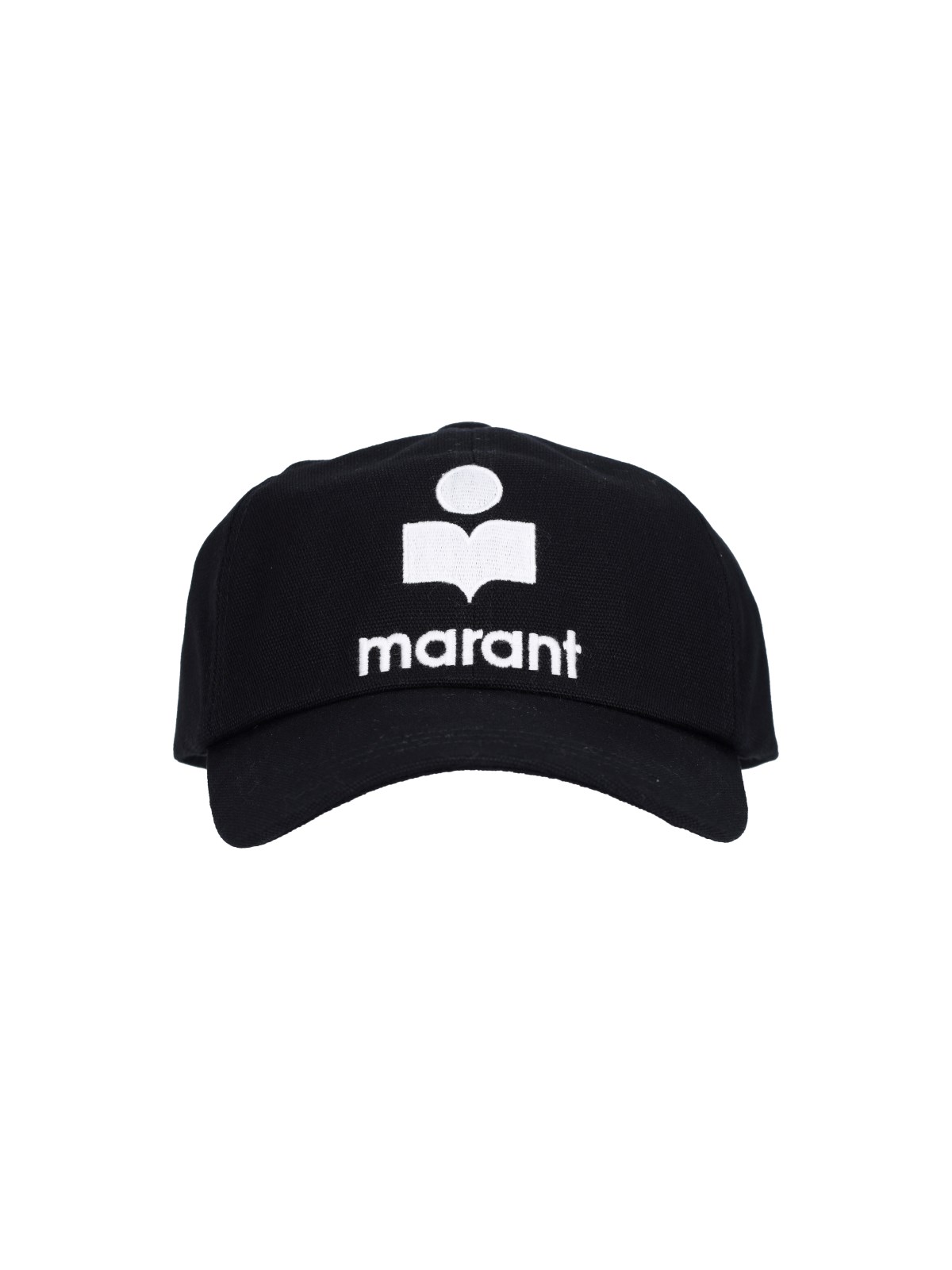 Isabel Marant Tyron Embroidered Cotton-canvas Baseball Cap In Nero