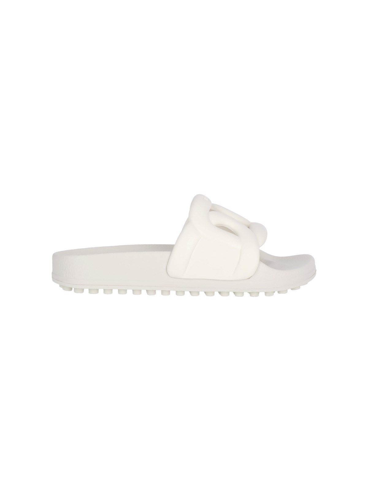 Tod's "gommini" Slide Sandals In White