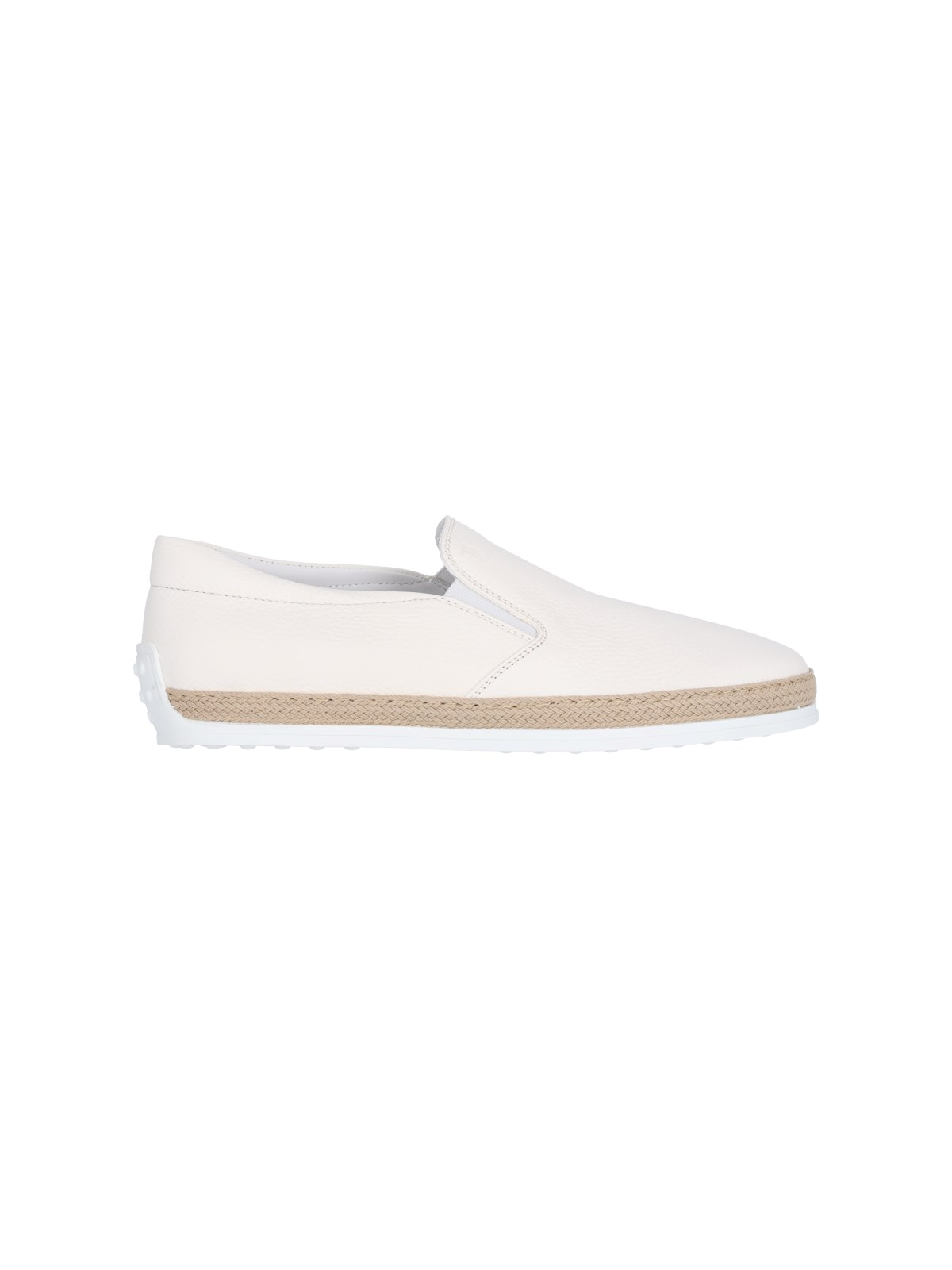 Tod's Slip-on Loafers In White