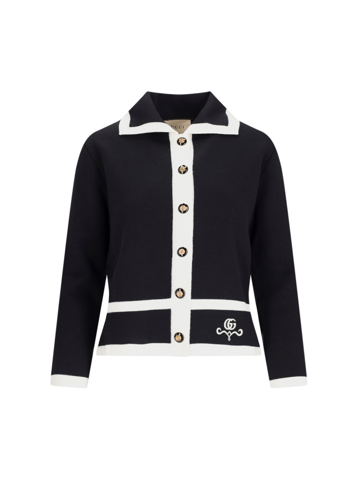 Shop Gucci 'cosmogonie' Cardigan In Black  