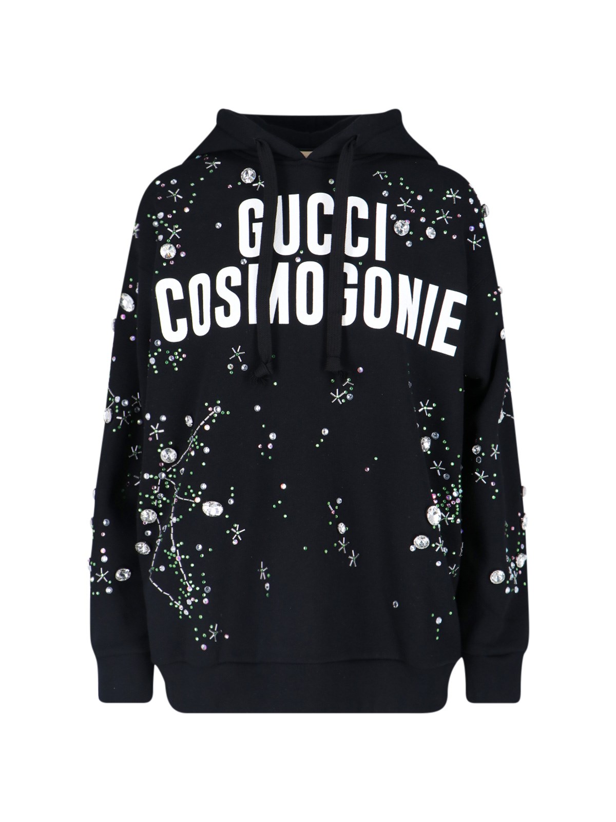 Gucci 'cosmogonie' Hoodie In Nero