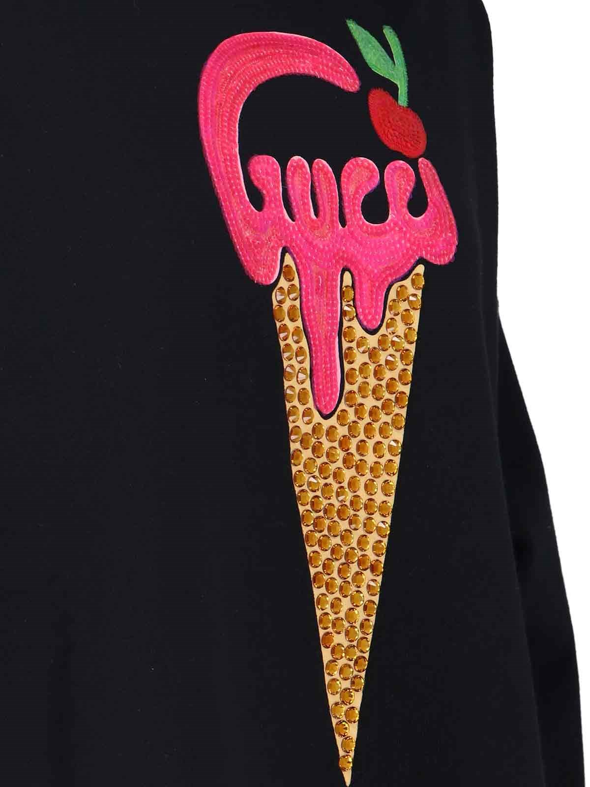 Gucci Glitter embroidery hoodie available on SUGAR 119715