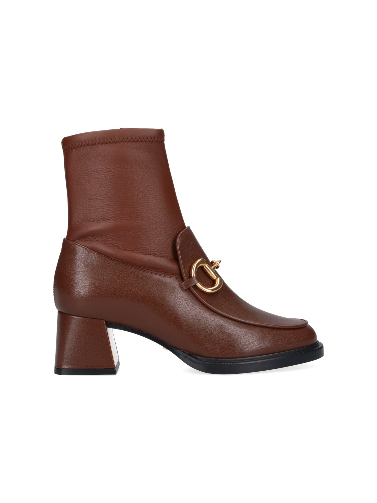Gucci Boots Horsebit Detail In Brown