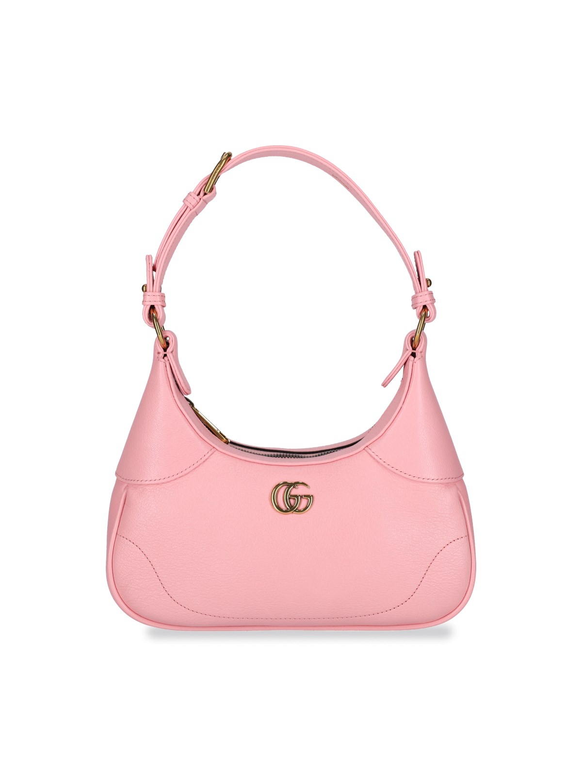 Gucci Aphrodite Small Leather Shoulder Bag In Rosa