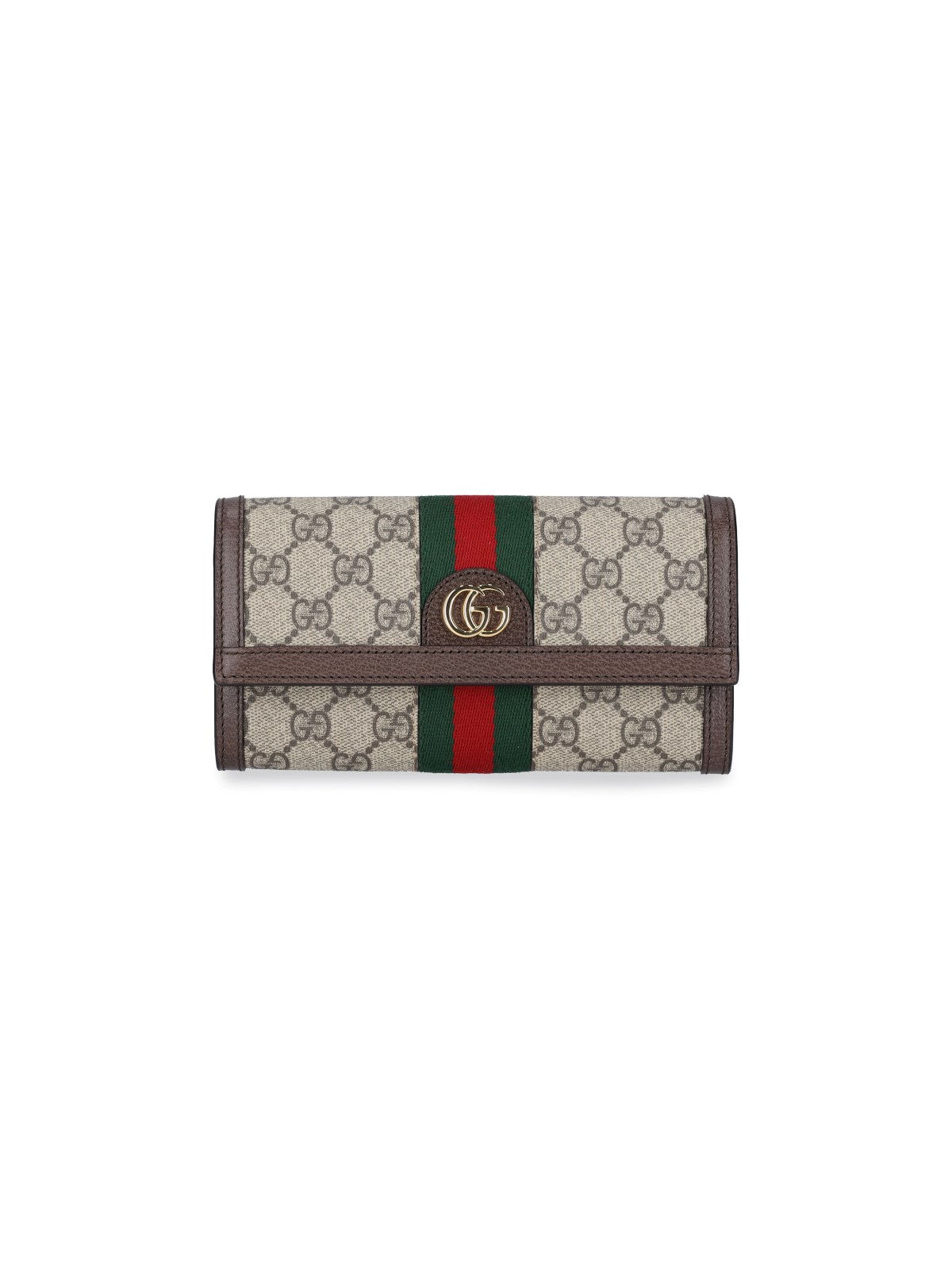 Gucci Canvas Ophidia GG Continental Wallet