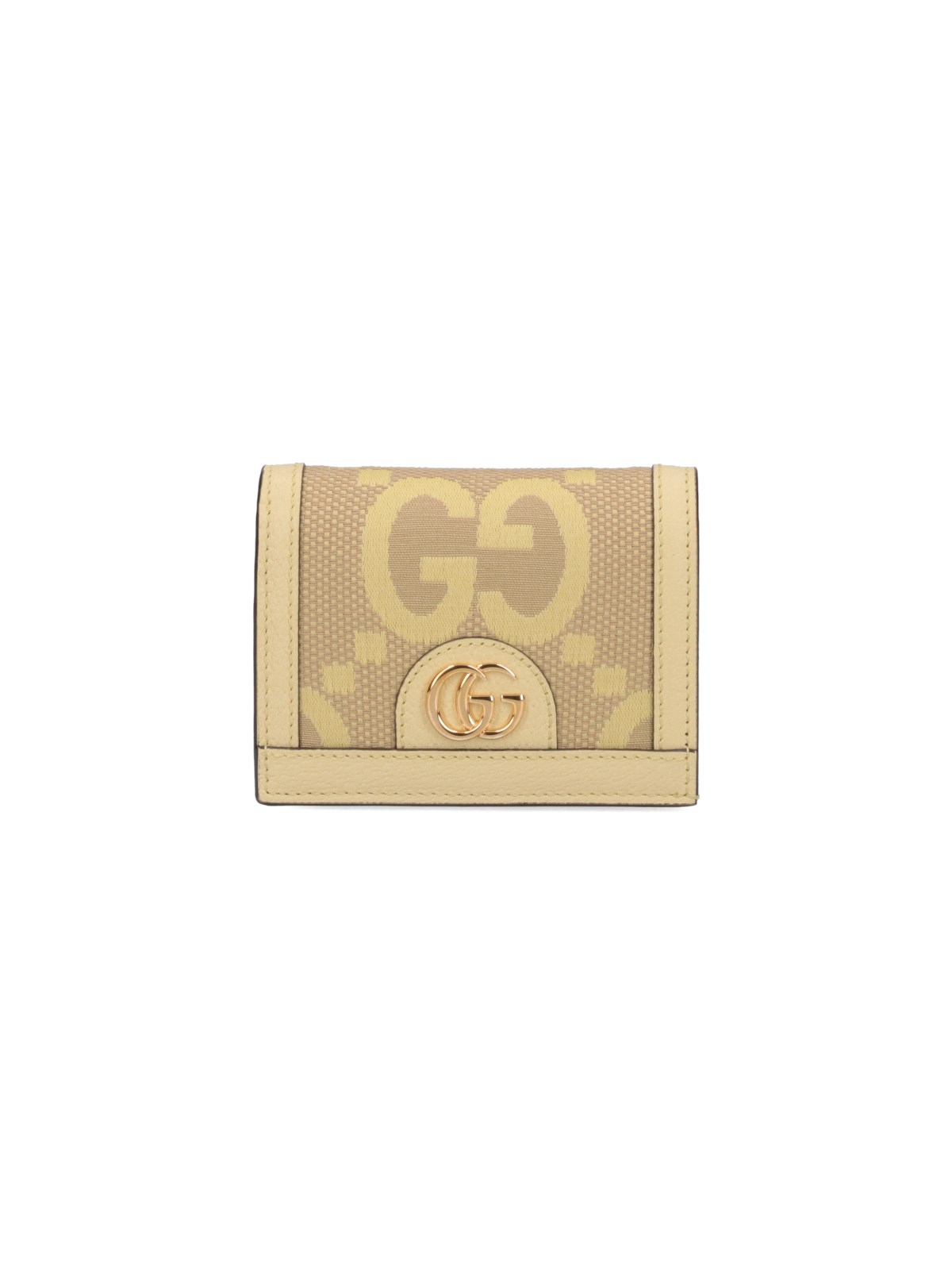 Shop Gucci Jumbo' Bi-fold Wallet In Yellow