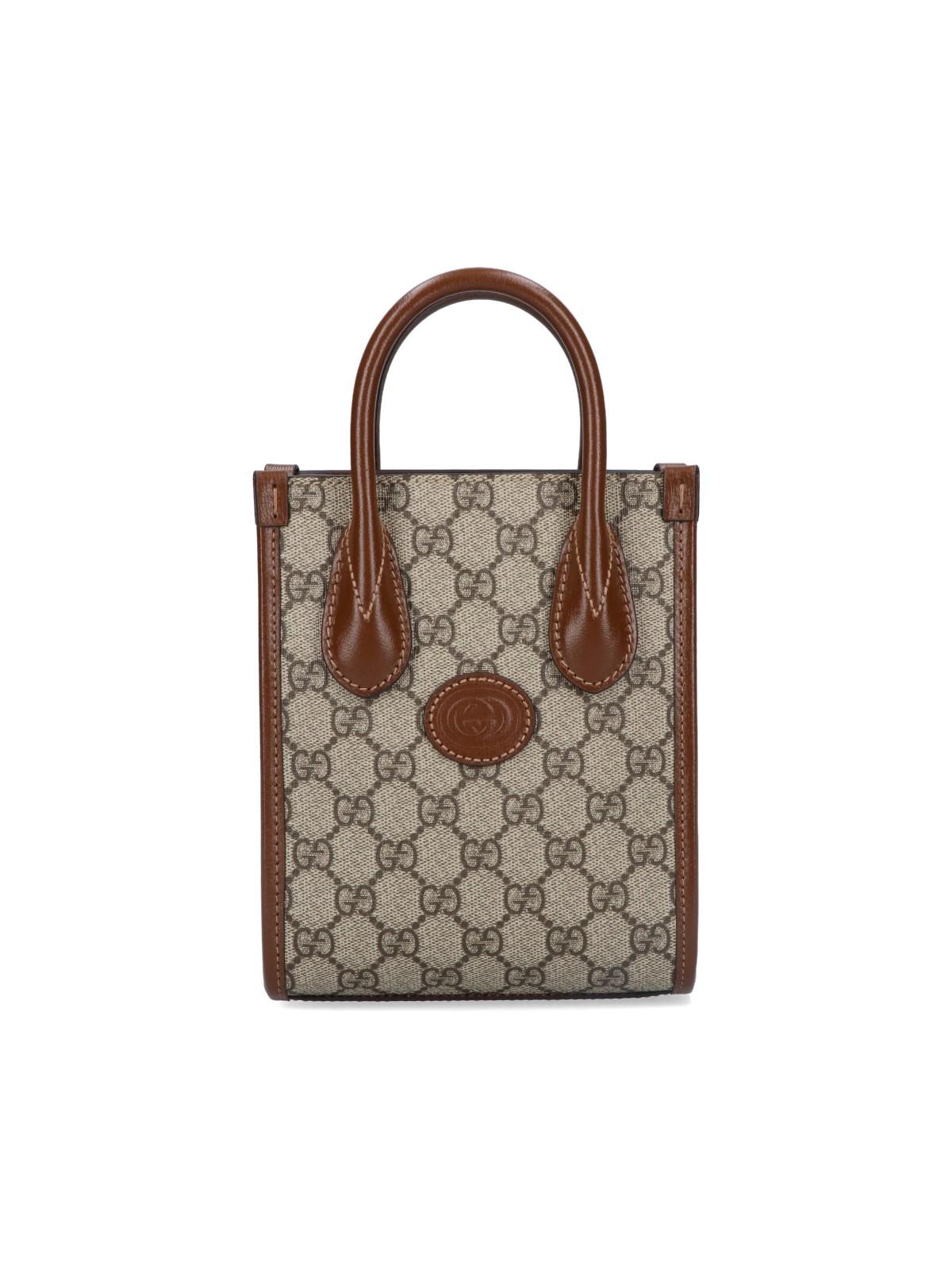 Gucci 'gg' Mini Tote Bag In Marrone | ModeSens