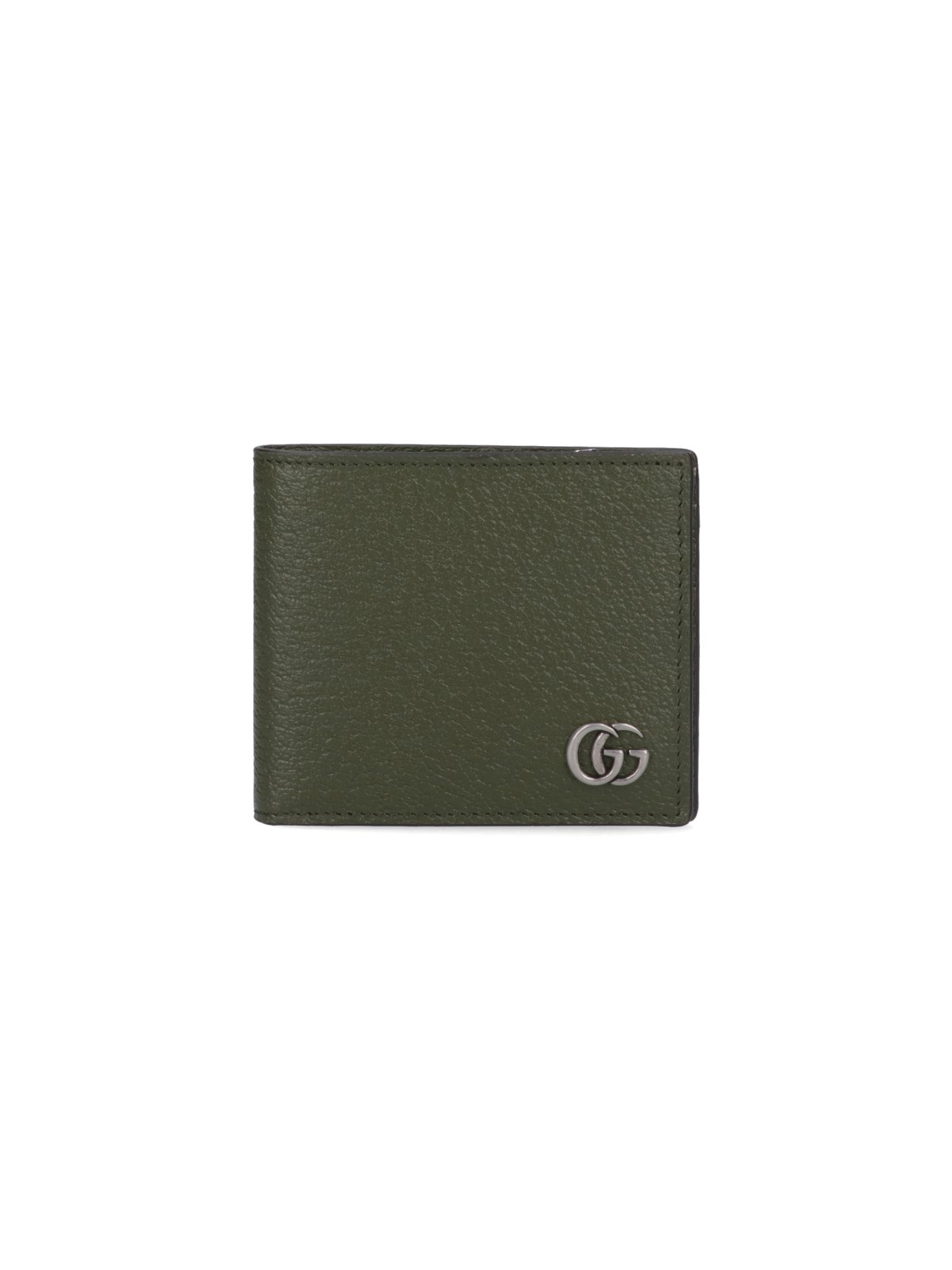 Shop Gucci Bi-fold 'gg' Wallet In Verde