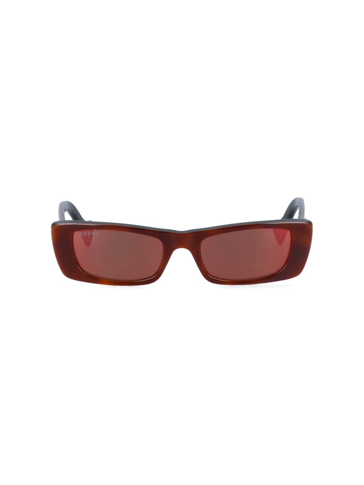 Gucci Square Sunglasses In Brown