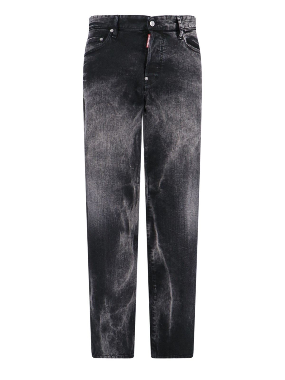 Dsquared2 Straight Jeans In Black  