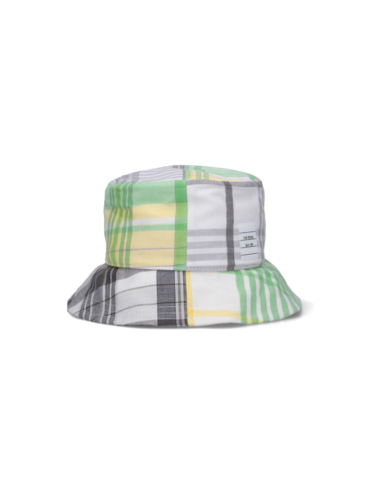 Shop Thom Browne 'quartered Funmix' Bucket Hat In Gray