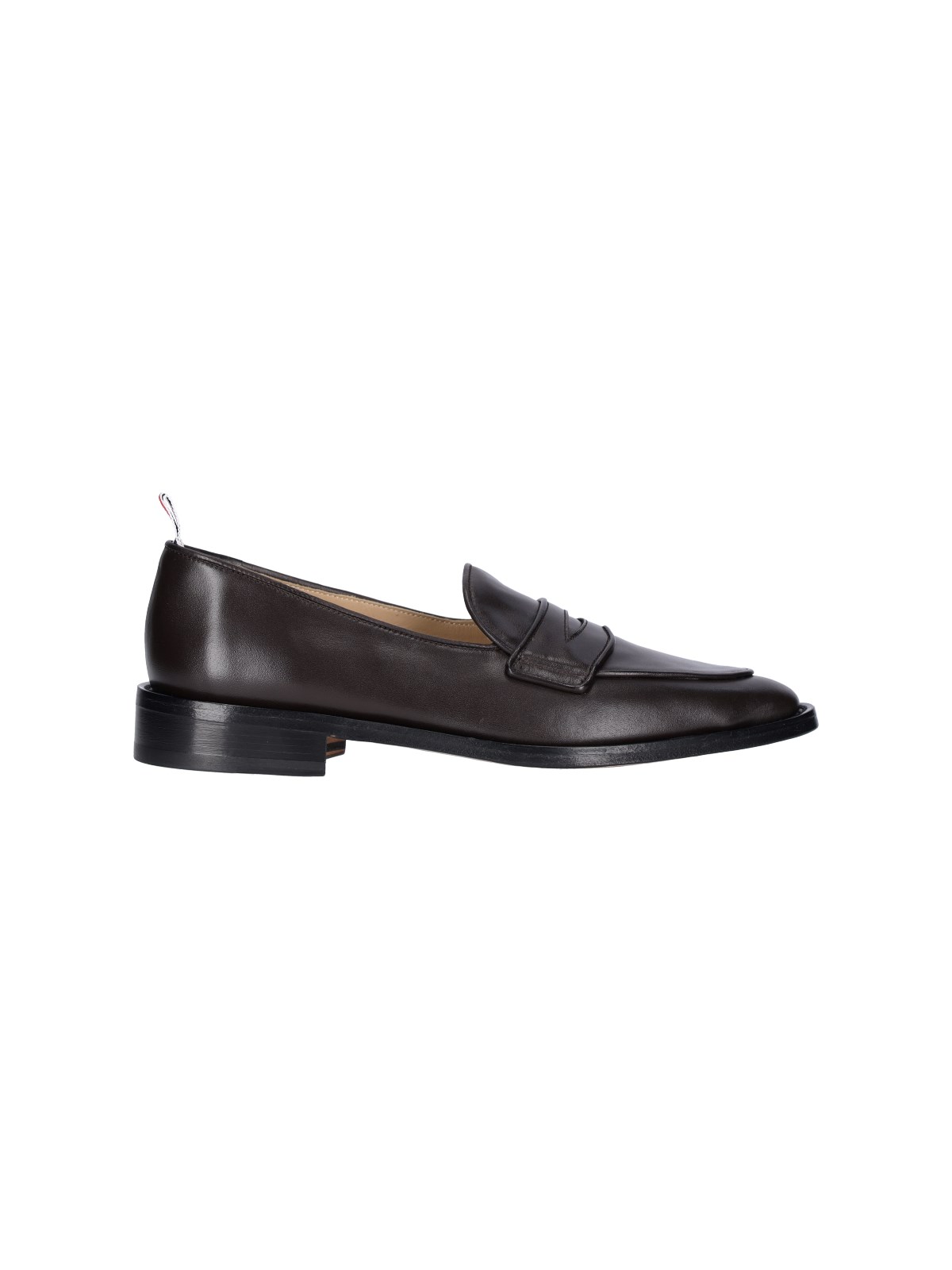 Thom Browne 'varsity Penny' Loafers In Marrone