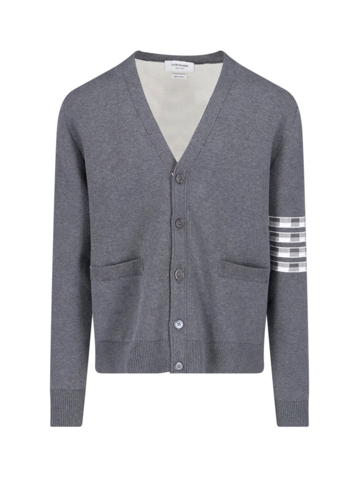 Thom Browne 'hector' Cardigan In Gray