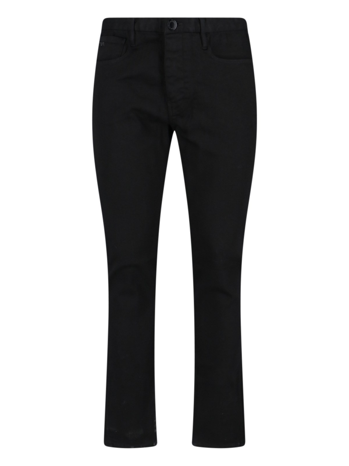 Emporio Armani Slim Jeans In Black  