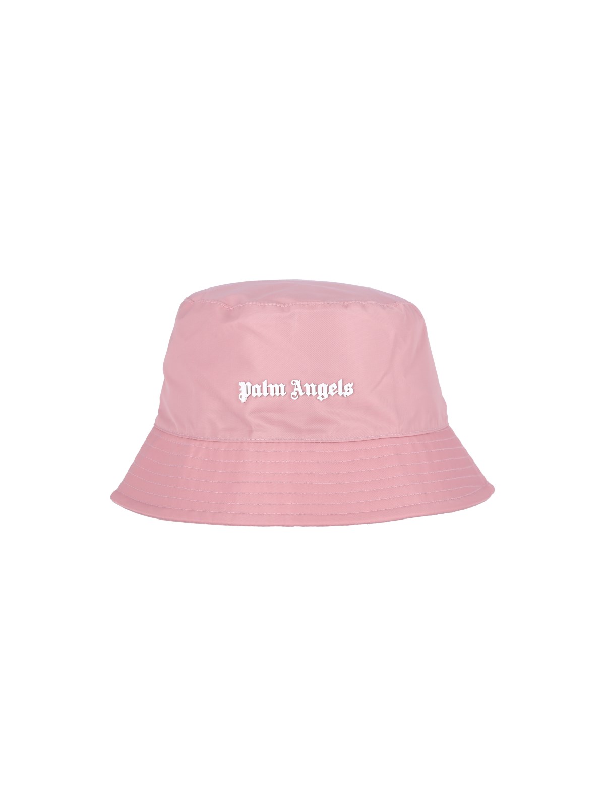 Palm Angels Classic Logo-embroidered Woven Bucket Hat In Rosa