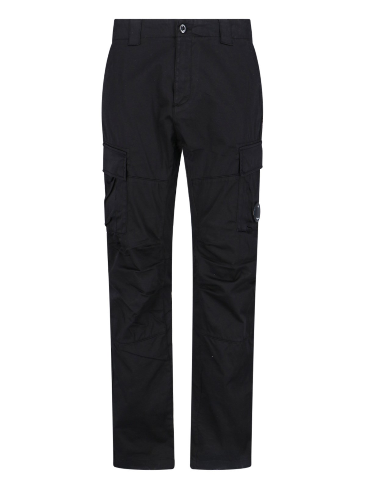 C.p. Company Cargo Trousers In Black  