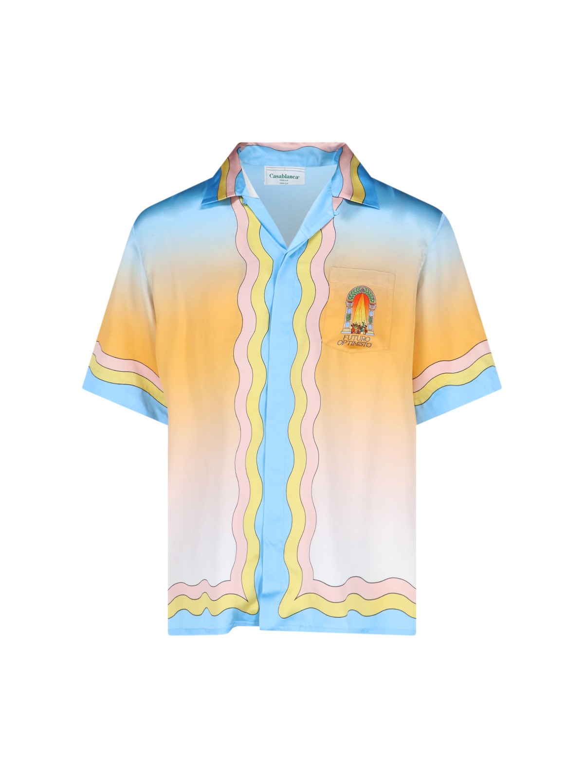 Casablanca La Danse Printed Short-sleeved Shirt In Multi