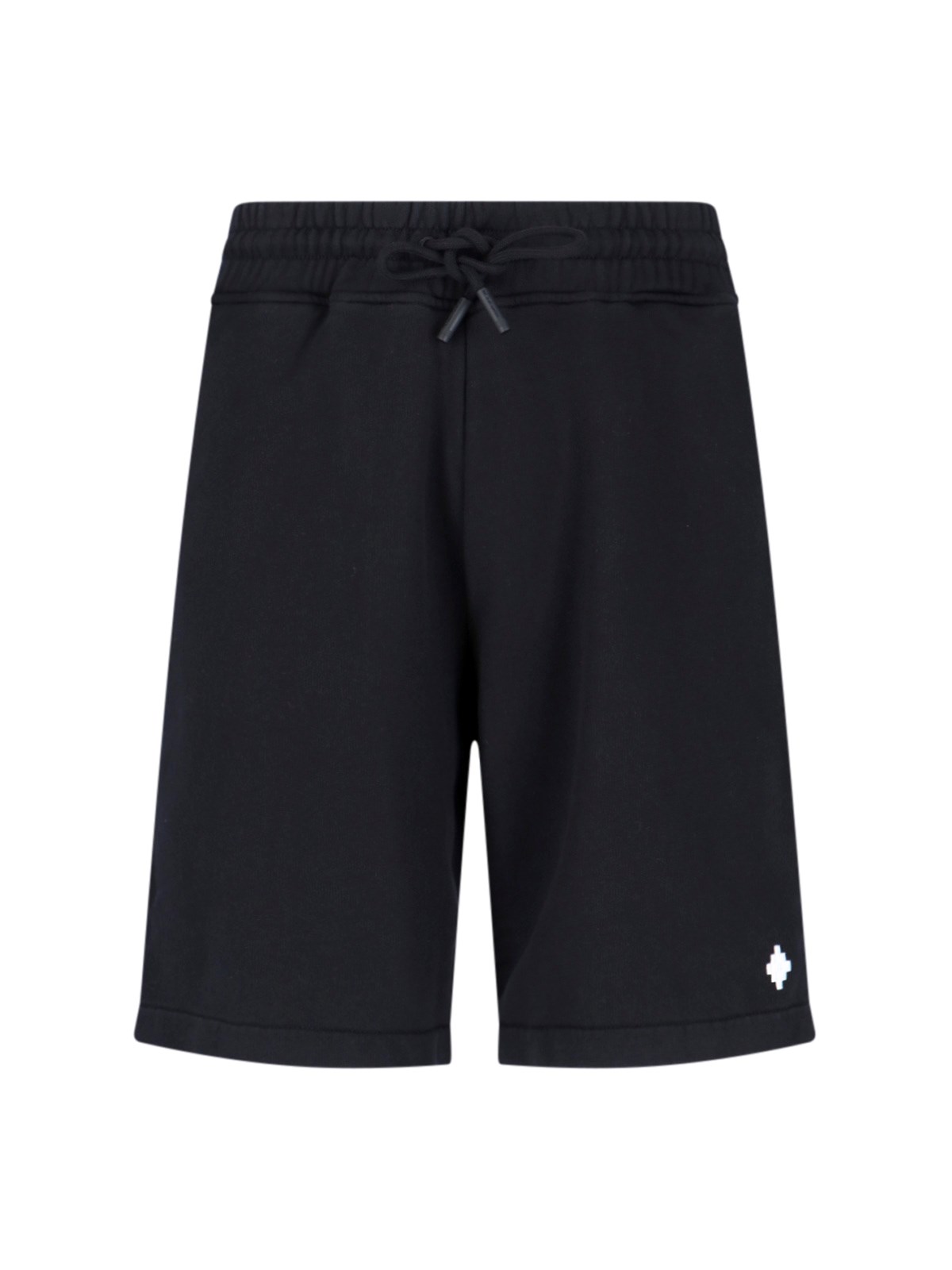 Marcelo Burlon County Of Milan Marcelo Burlon Man Shorts & Bermuda Shorts Black Size Xs Cotton, Polyester In Nero
