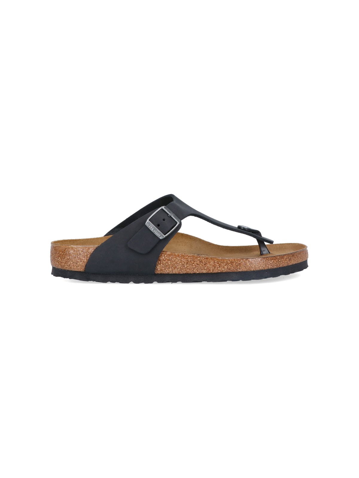 Shop Birkenstock "gizeh" Thong Sandals In Black  