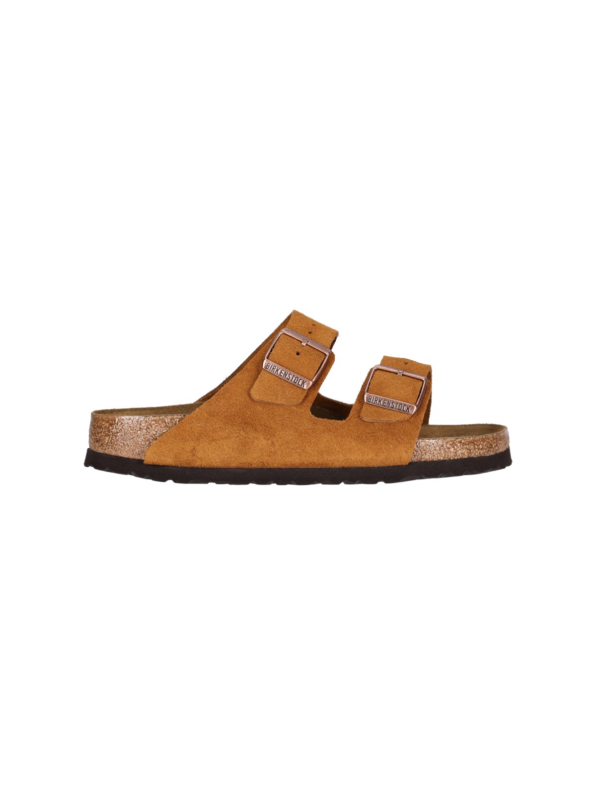 Shop Birkenstock 'arizona' Sandals In Marrone