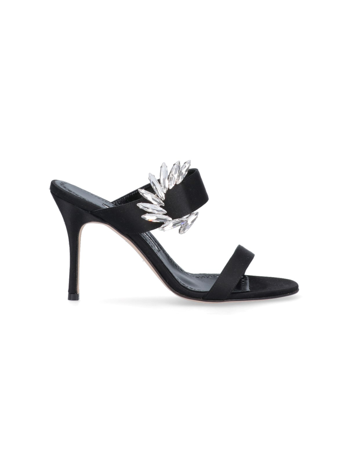 Shop Manolo Blahnik ‘chivela' Sandals In Nero