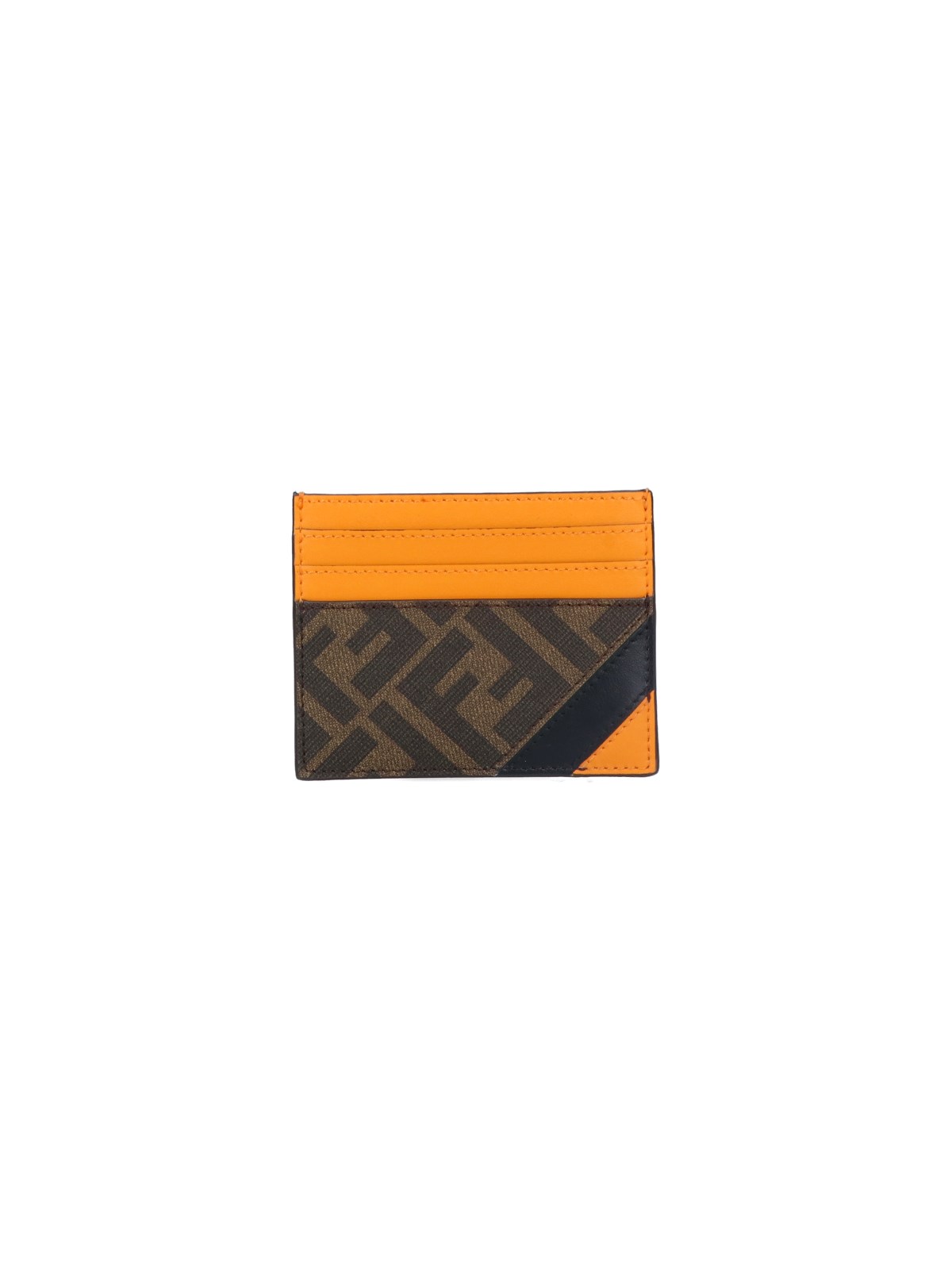 Diagonal Card Holder - Grey fabric card holder