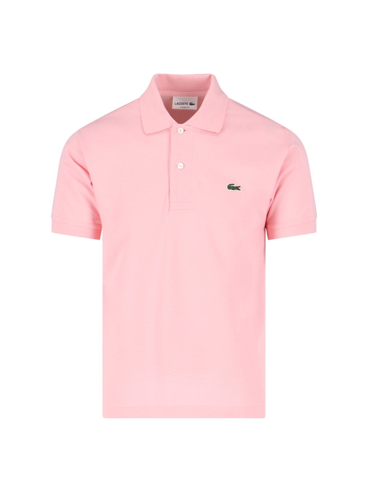 Shop Lacoste 'l.12.12' Polo Shirt In Rosa