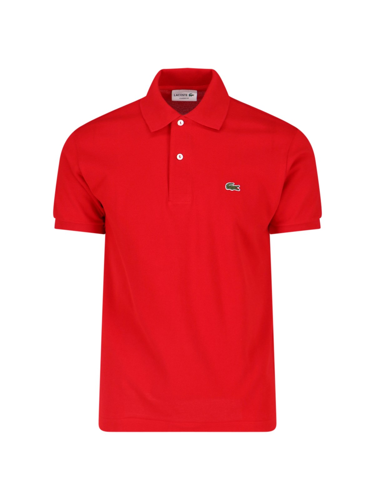 Shop Lacoste 'l.12.12' Polo Shirt In Rosso