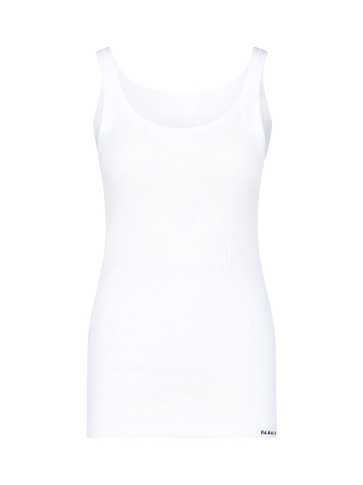 P.a.r.o.s.h Loose-fit Silk Sleeveless Top In White