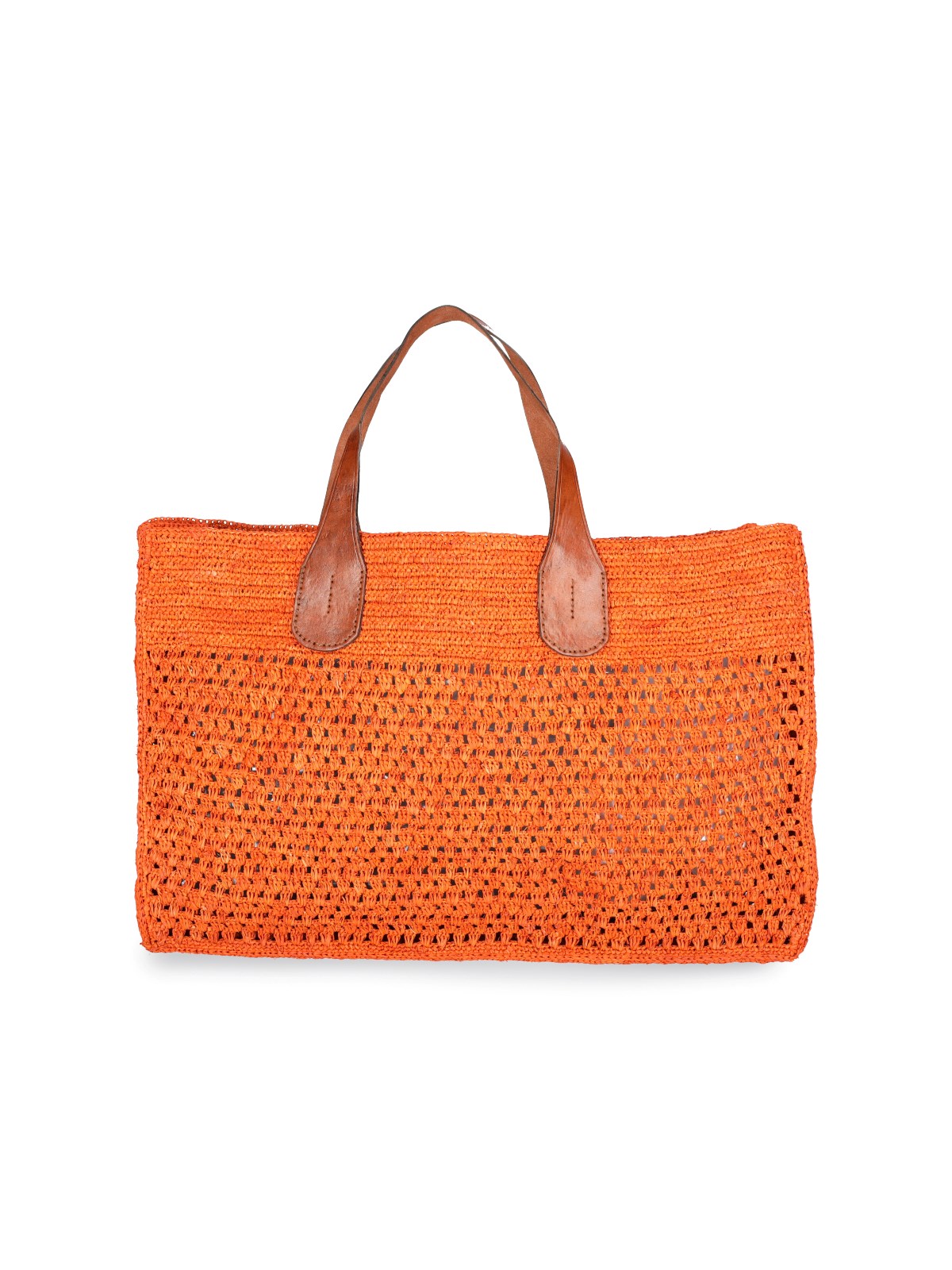 Shop Ibeliv 'may I Say' Tote Bag In Arancione